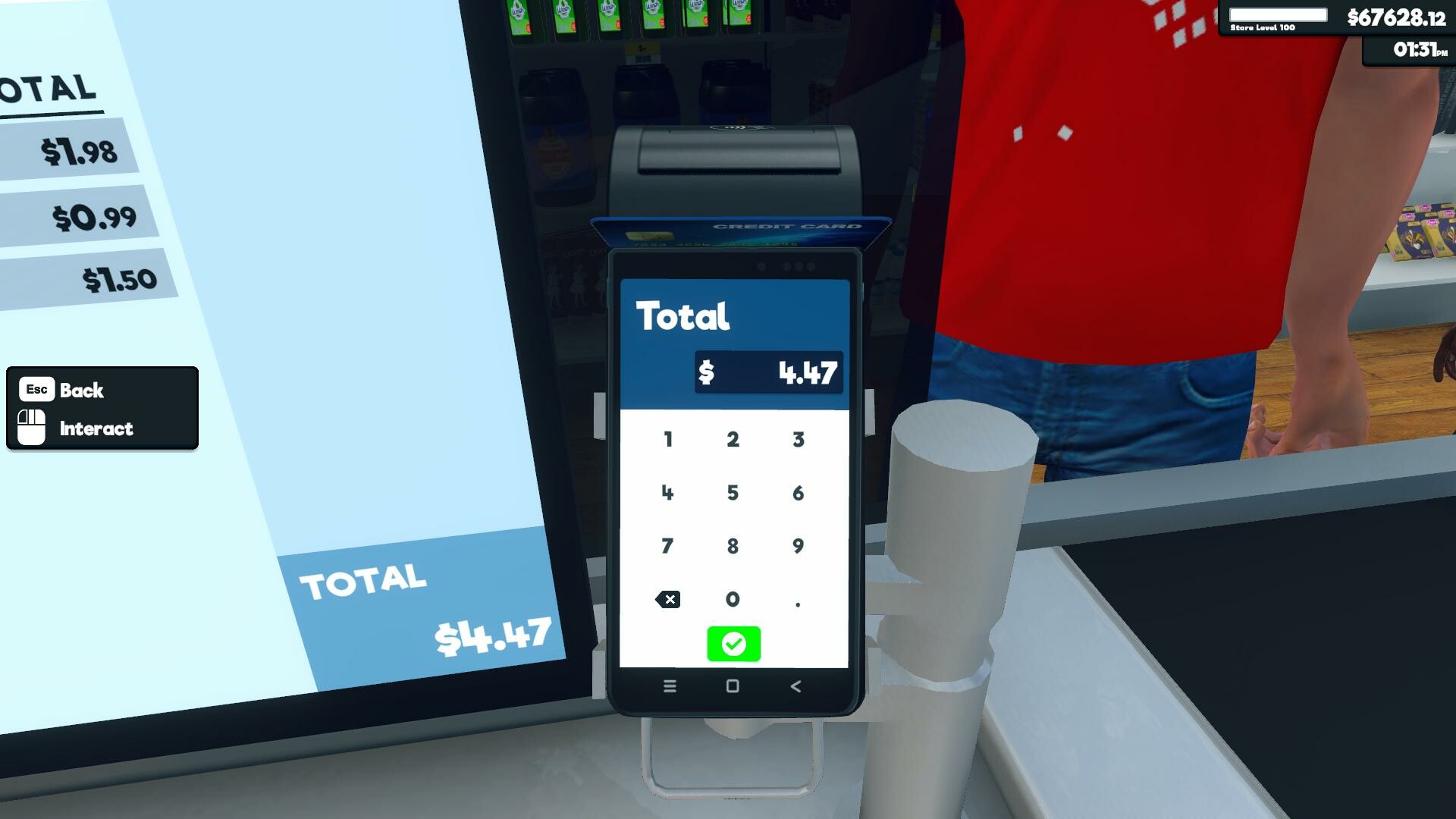 Tài khoản Supermarket Simulator ✔️Offline ✔️Chơi vv