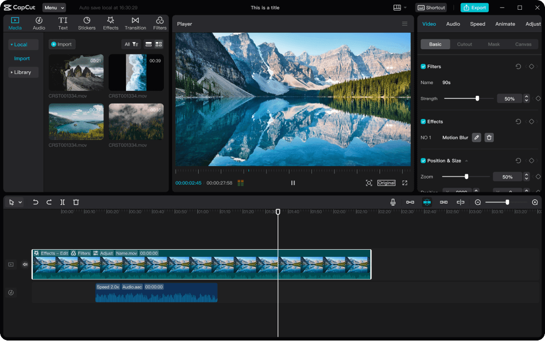 Tài khoản Capcut Pro ✔️12 tháng ✔️giá rẻ	